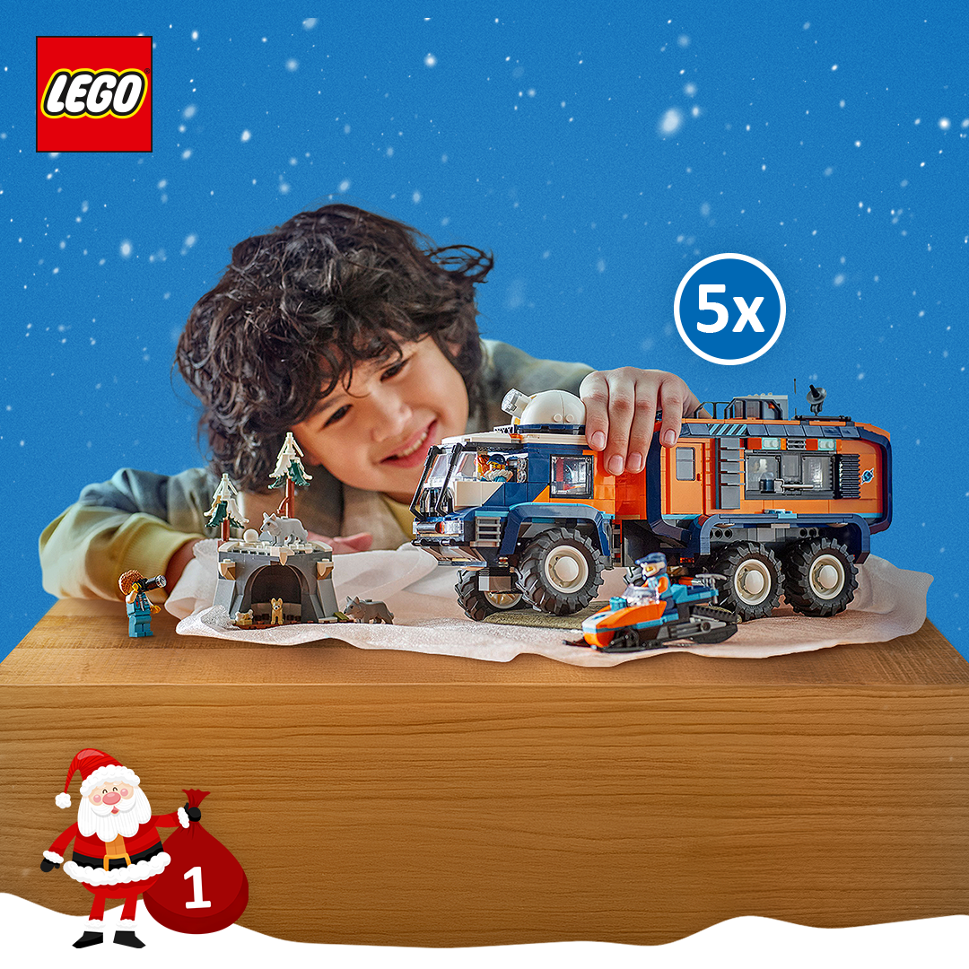 Präsentation Gewinn Türchen 1: LEGO® Arktis-Truck mit Labor