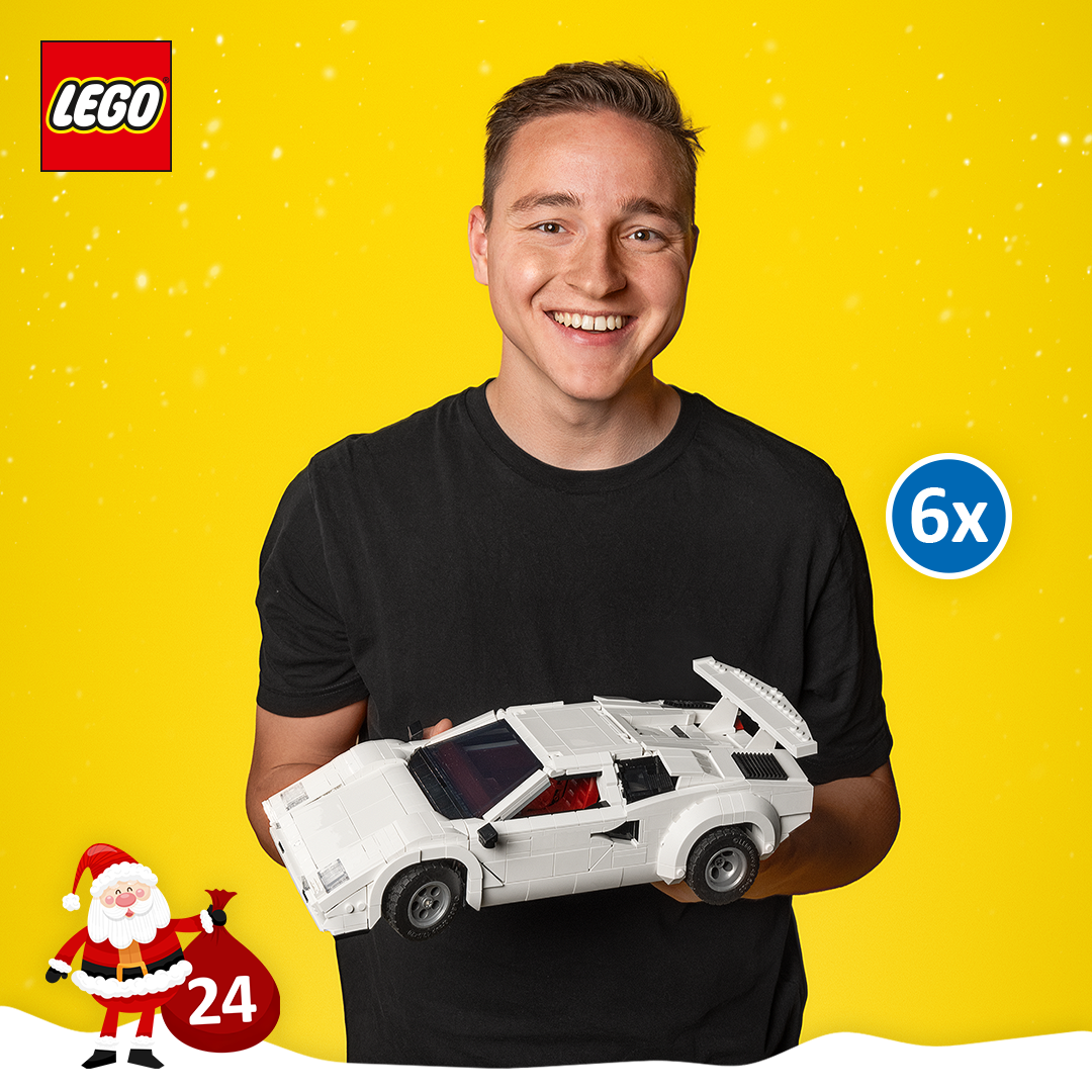 Präsentation Gewinn Türchen 24: LEGO® Icons Lamborghini Countach 5000 Quattrovalvole