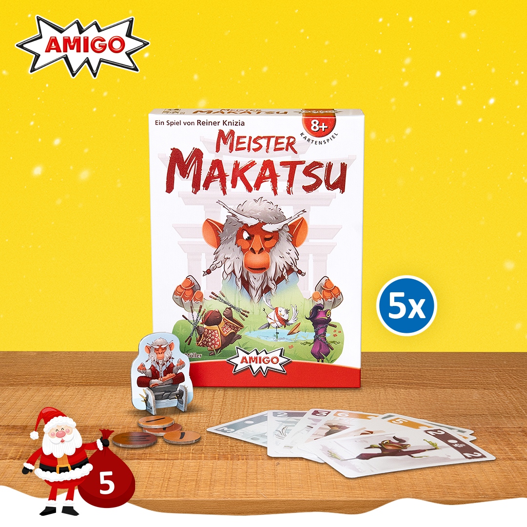 Präsentation Gewinn Türchen 5: Meister Makatsu-Kartenspiel
