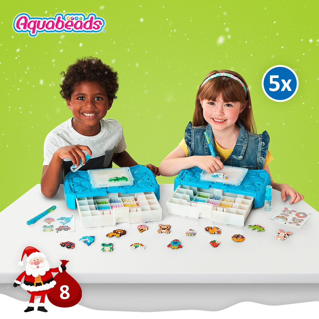 Präsentation Gewinn Türchen 8: Aquabeads Bastelstudio Starterset